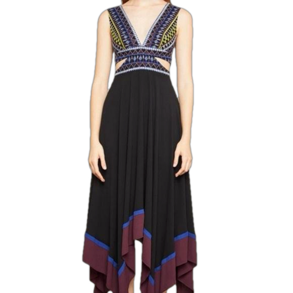 Cut-out Asymmetrical Dress